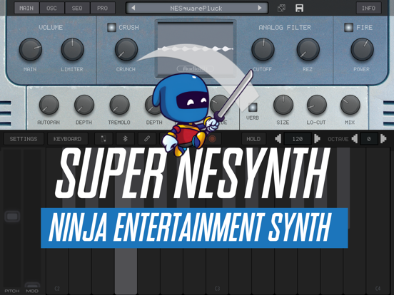 Screenshot #4 pour SNESynth: Chiptune Power!