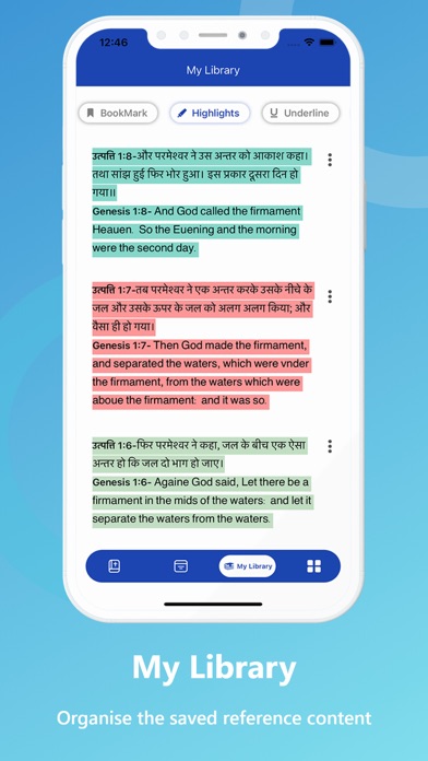 Hindi English (Pavitra) Bible Screenshot