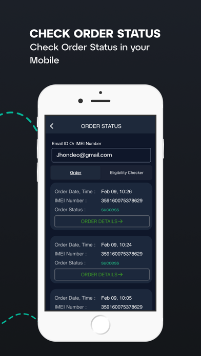 Device IMEI Status Checker Screenshot