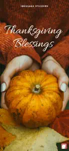 Thanksgiving Blessings screenshot #1 for iPhone