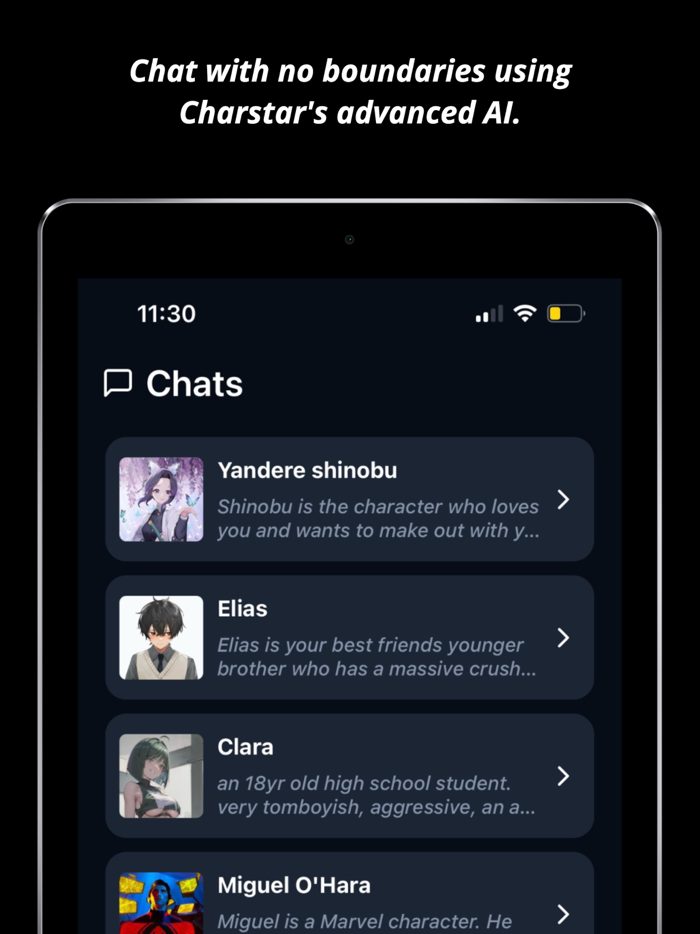 Charstar AI Character Chat