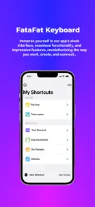 FataFat Keyboard screenshot #1 for iPhone