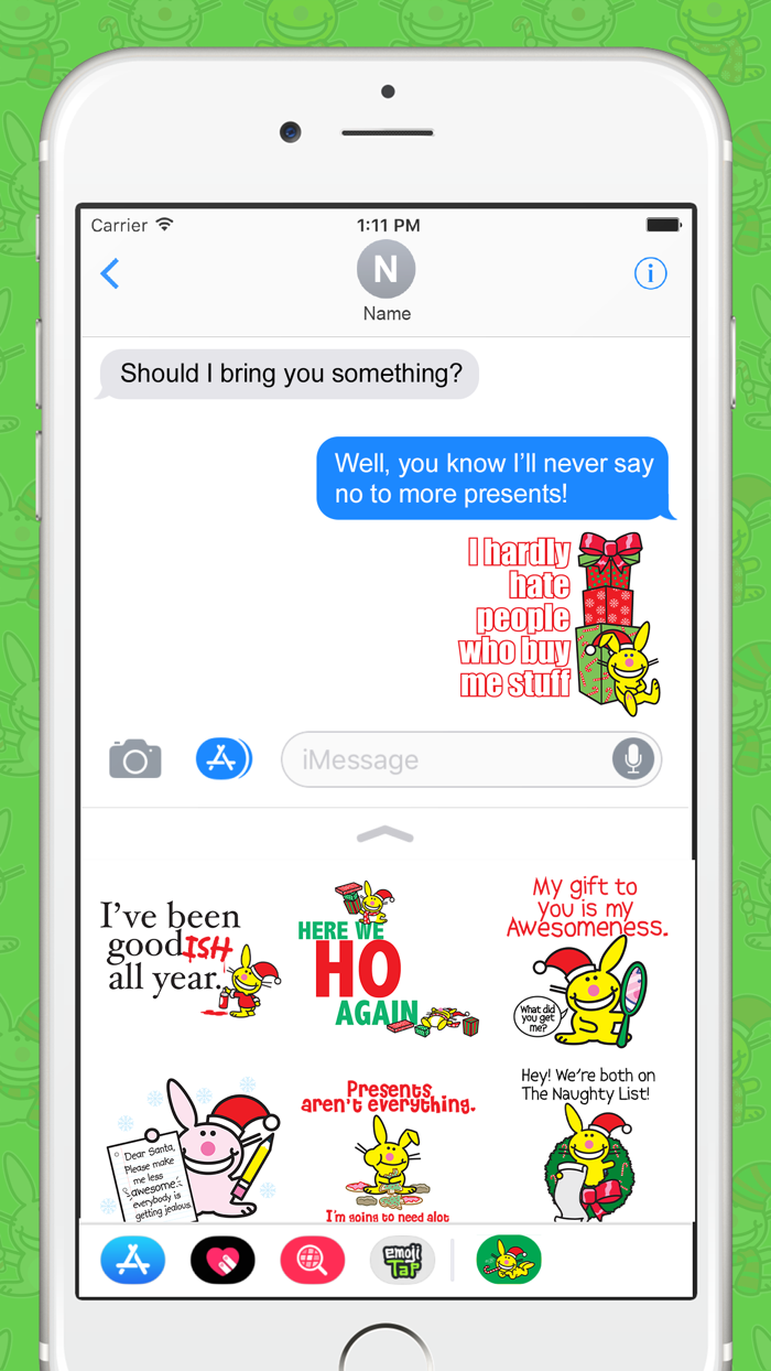 Its Happy Bunny XMAS PACK