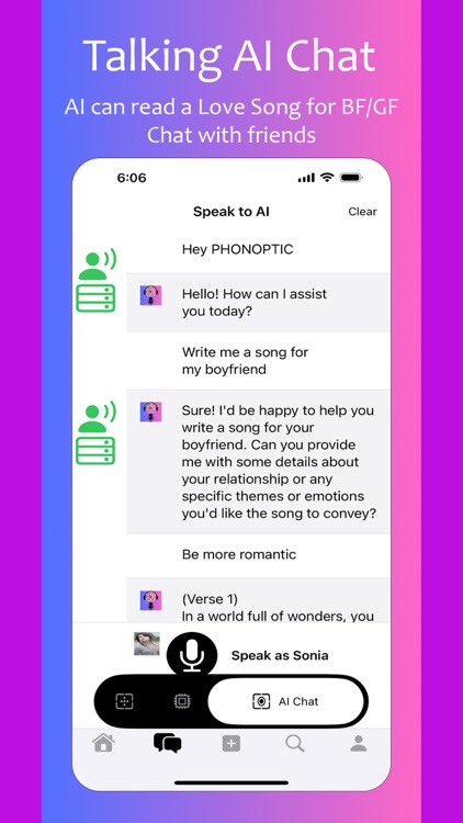 Phonoptic AI Social Media Chat screenshot-3