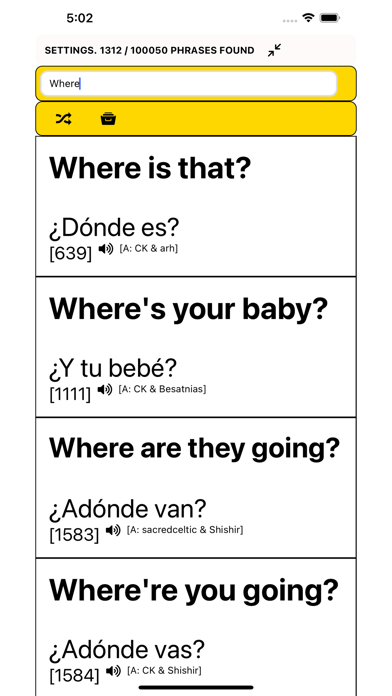 Screenshot #2 pour Speak Spanish: 100,000 Phrases