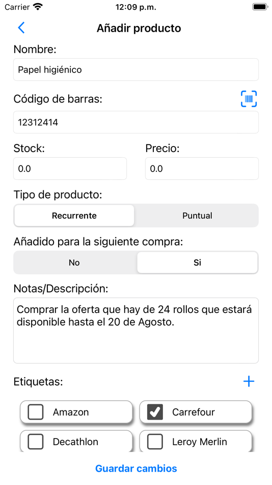 #2. Cesta (Lista de la compra) (iOS) 由: J. Fornieles Apps