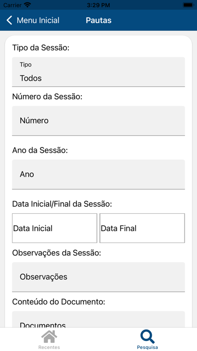 Câmara Municipal de Americana Screenshot