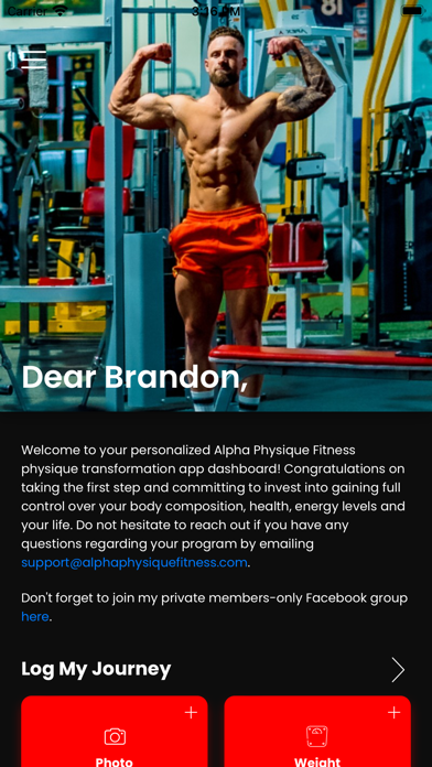 Alpha Physique Fitness Screenshot