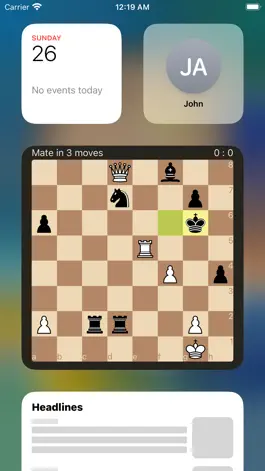 Game screenshot Chess Widget apk