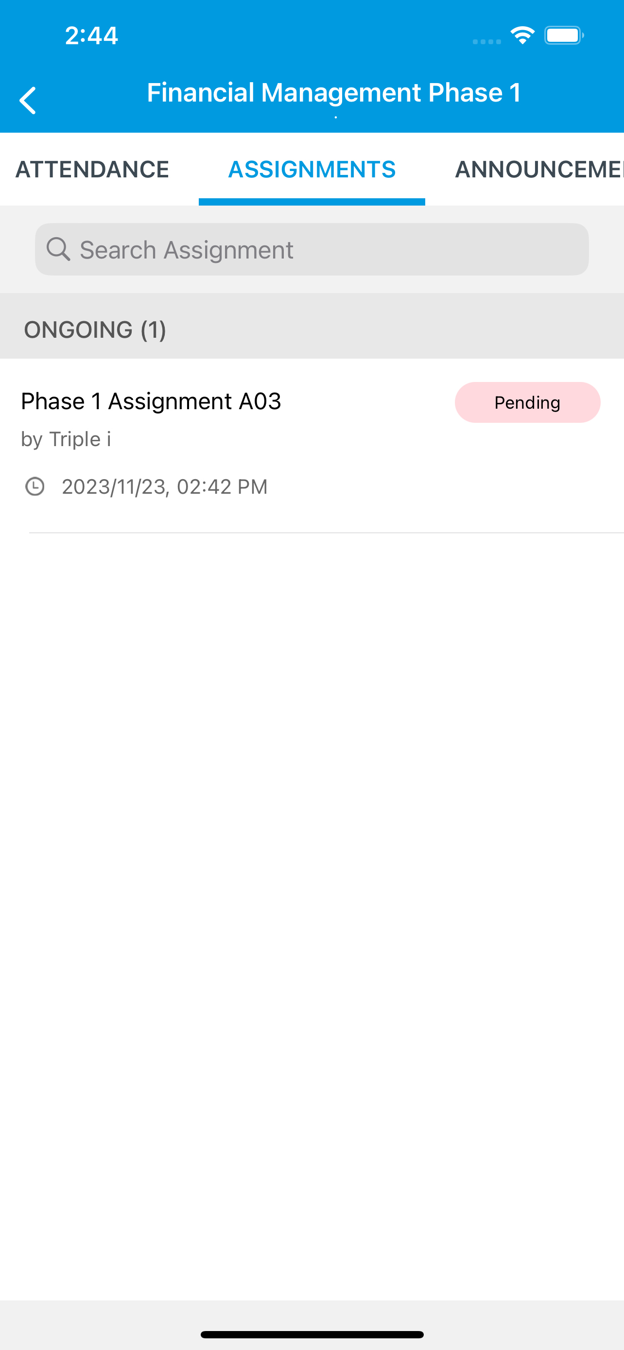 Triple i Learning App