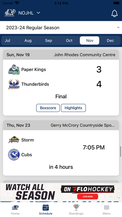 NOJHL Screenshot