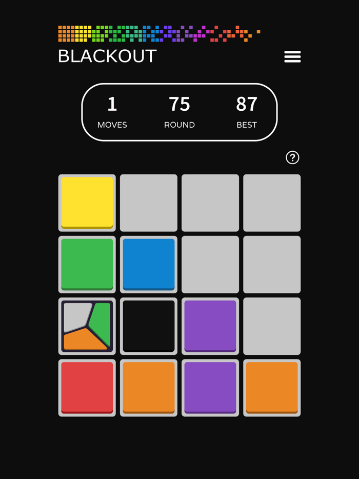 BlackOut A Colorful Puzzle