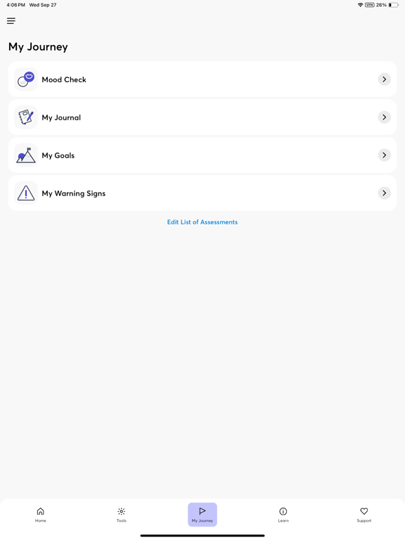 Safety Plan iPad screenshot 7 - Health & Fitness app