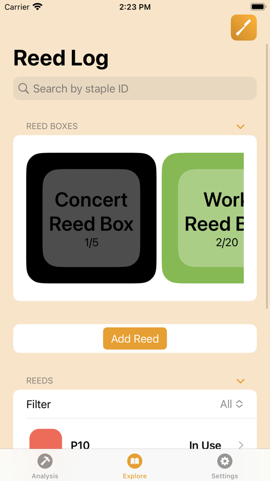 #1. Reed Log (iOS) 由: Michal Cieslik