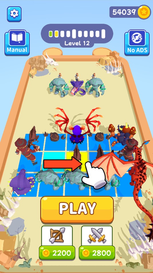#1. Merge Tactics (iOS) 来自: Mooncake Games Limited
