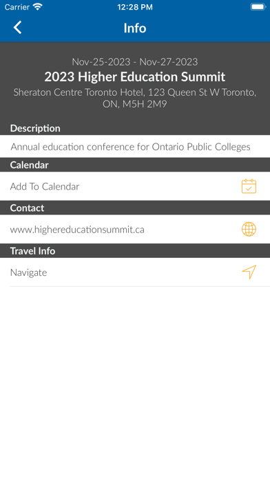 Higher Education Summit Screenshot