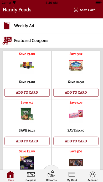 Handy Foods Screenshot