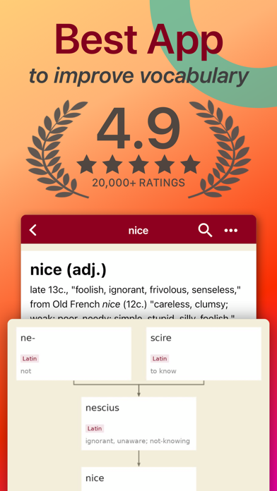 Etymonline English Dictionary Screenshot