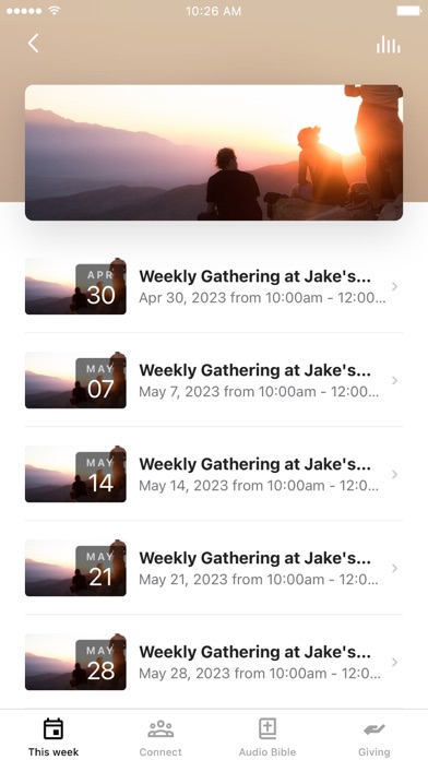 Screenshot 2 of Our Fellowship App