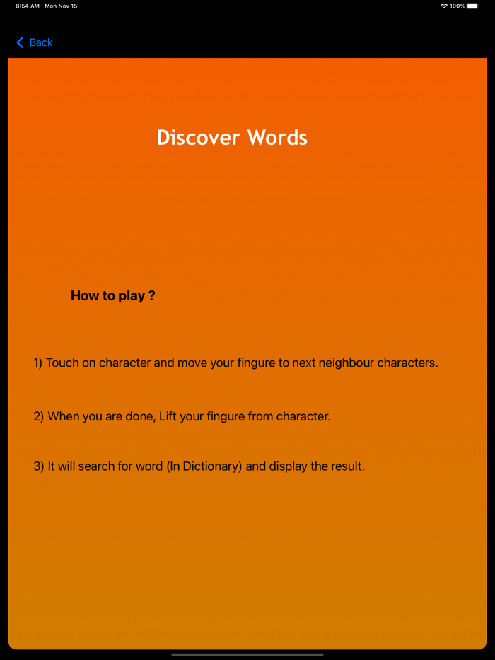 Discover Words