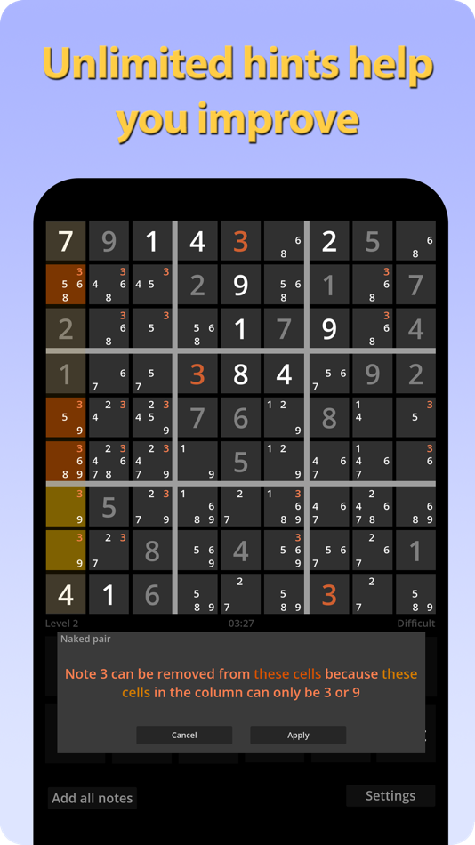 #3. Fireworks Sudoku (iOS) Podle: Guy Middleton