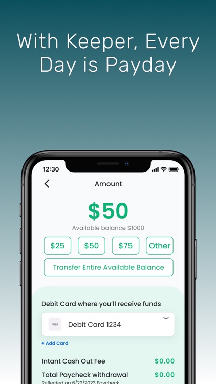 Paid Keeper - Same Day Pay