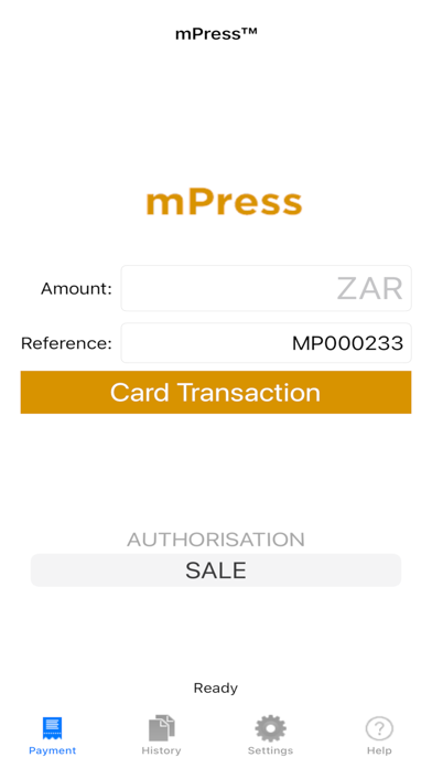 iVeri mPress Screenshot