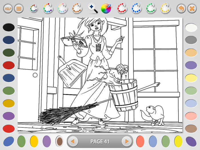 Potion Maker Intricate Color