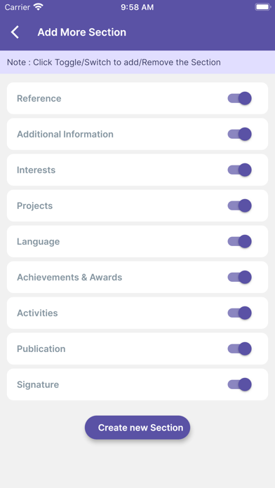 Resume Maker, CV Templates Screenshot