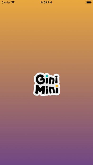 Ginimini app Screenshot
