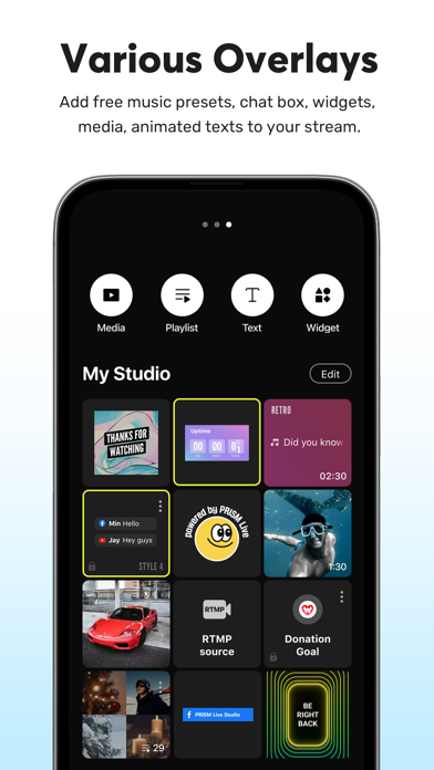 PRISM: Live Streaming App Screenshot