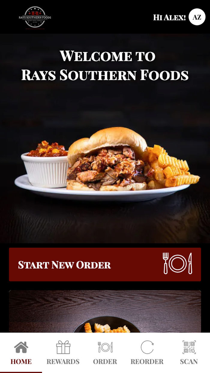 Rays Southern Foods App