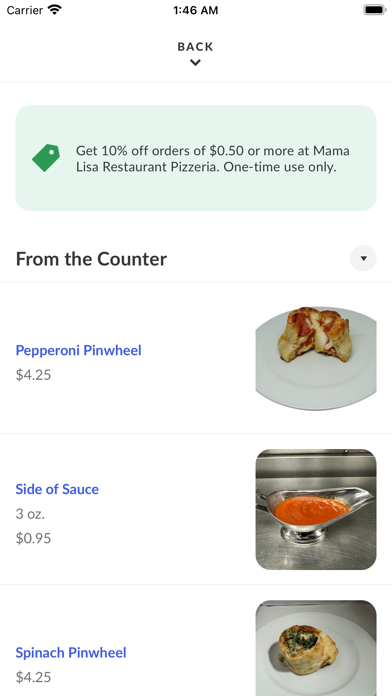 Mama Lisa's Restaurant Screenshot