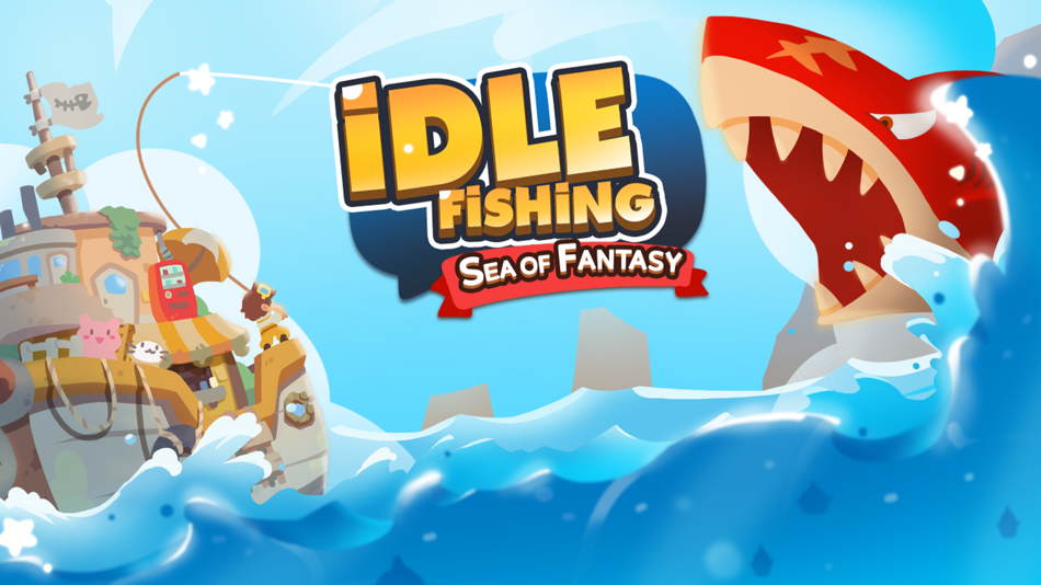 #1. Idle Fishing: Sea of Fantasy (iOS) بواسطة: MalangGames Corp.