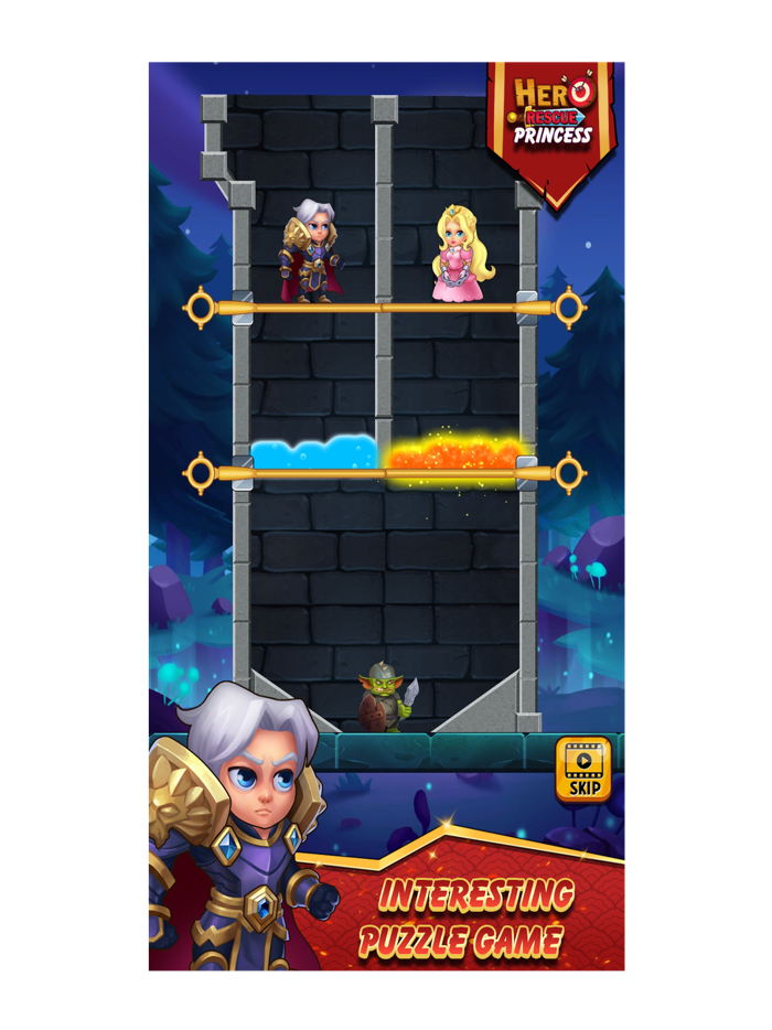 Hero Rescue - Pull Pin Puzzle