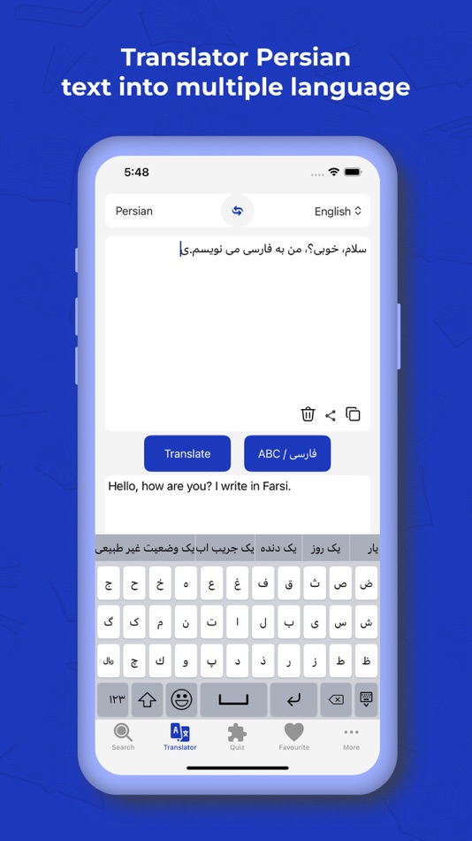 #4. Persian Dictionary+ Translator (iOS) Podle: Trupti Parsaniya
