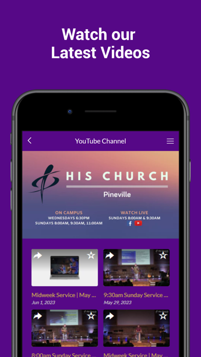 His Church Pineville Screenshot