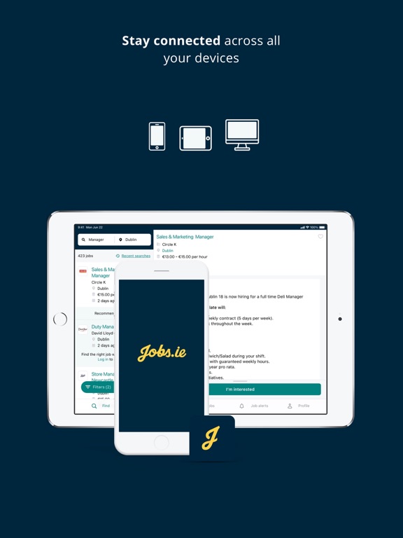 Jobs.ie - Irish Job Search App iPad screenshot 4 - Business app