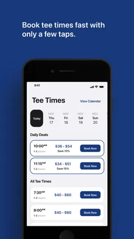 Game screenshot Newport Golf Course Tee Times apk