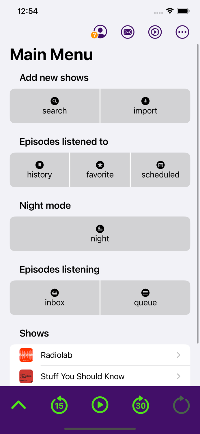 Plato Podcast Player