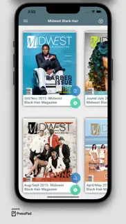 midwest black hair magazine iphone screenshot 1