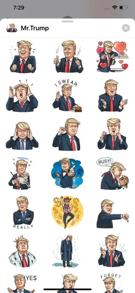 Game screenshot Mr Trump Emoji Funny Stickers mod apk