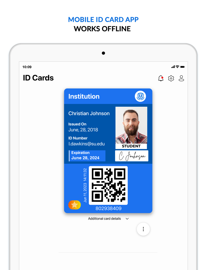 ID123 Digital ID Card App
