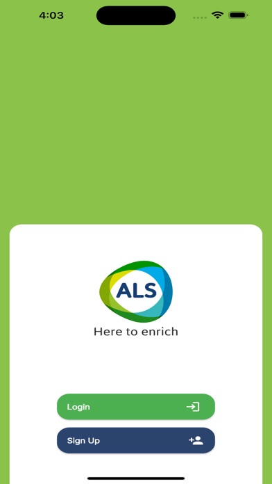ALS Cares Screenshot