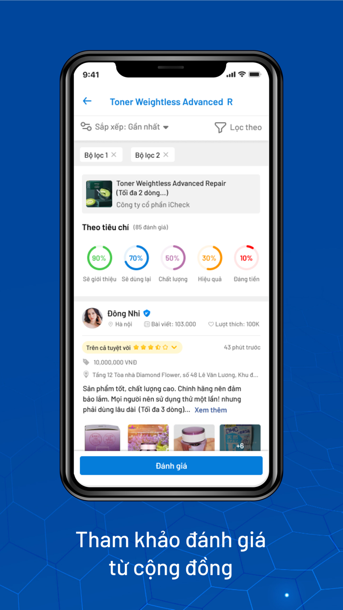 iCheck scan - Quét mã sản phẩm