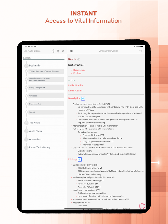 5 Minute Emergency Medicine iPad screenshot 8 - Medical app