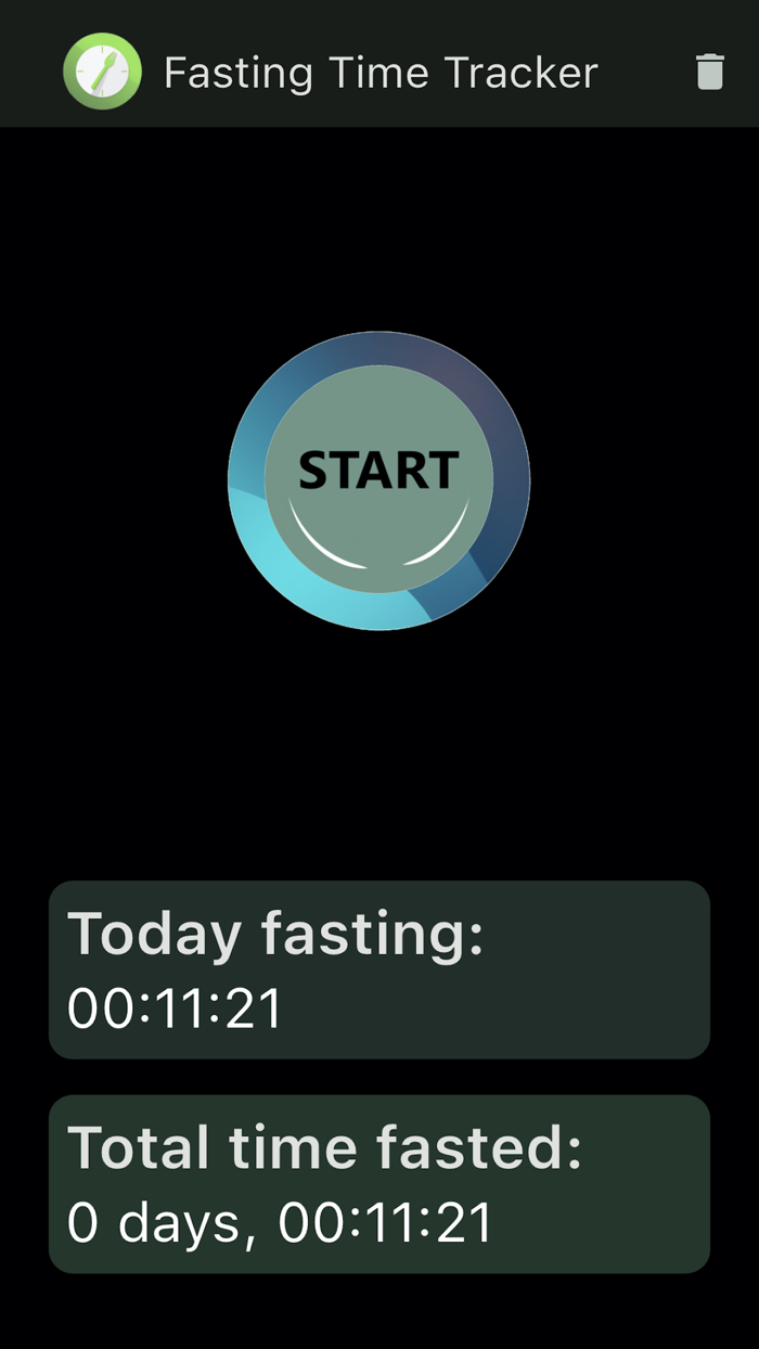 Fasting time tracker