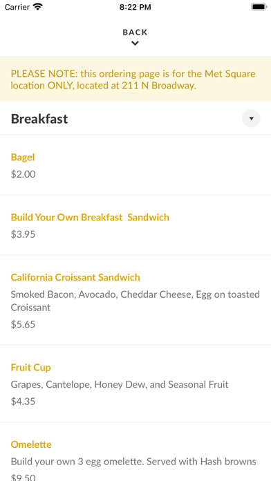 Java Plus Cafe iPhone screenshot 3 - Food & Drink app