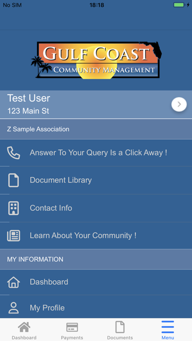 Gulf Coast Community Mgmt Screenshot