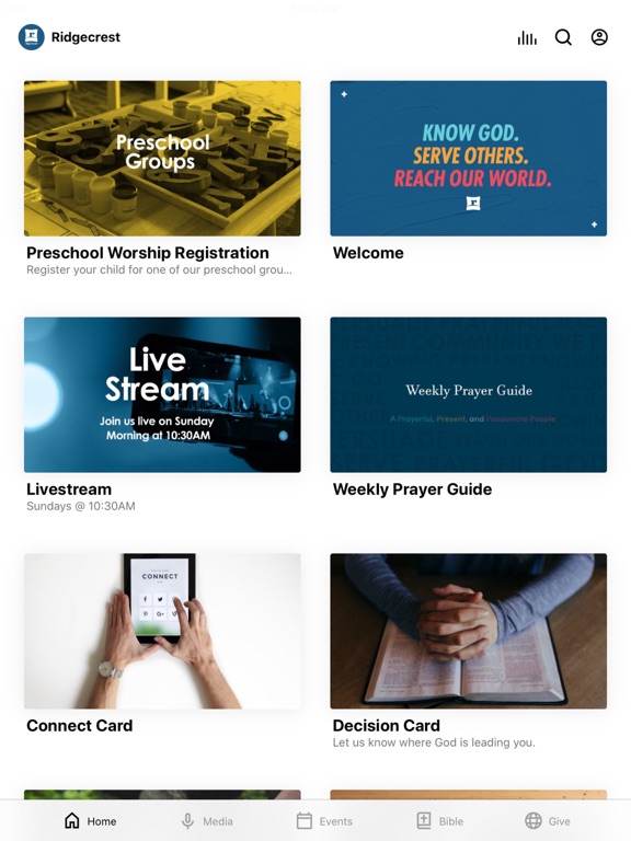 Ridgecrest Madison MS iPad screenshot 1 - Lifestyle app